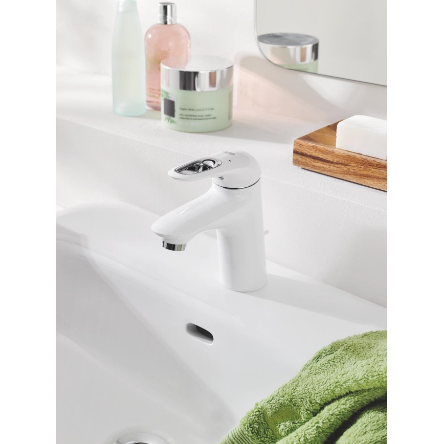 GROHE 33558LS3 - Tvättställsblandare EUROSTYLE, storlek S, vit