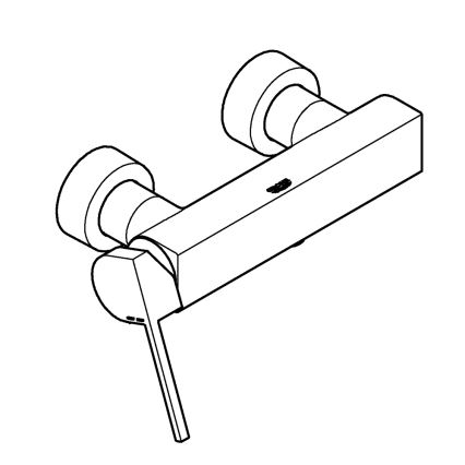 GROHE 33577003 - Duschblandare PLUS DN 15 polerad krom