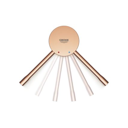 GROHE 33624DL1 - ESSENCE badkarsblandare 193 mm i brons