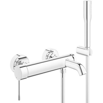 GROHE 33628001 - Badkarsset med ESSENCE DN 15-blandare i polerad krom