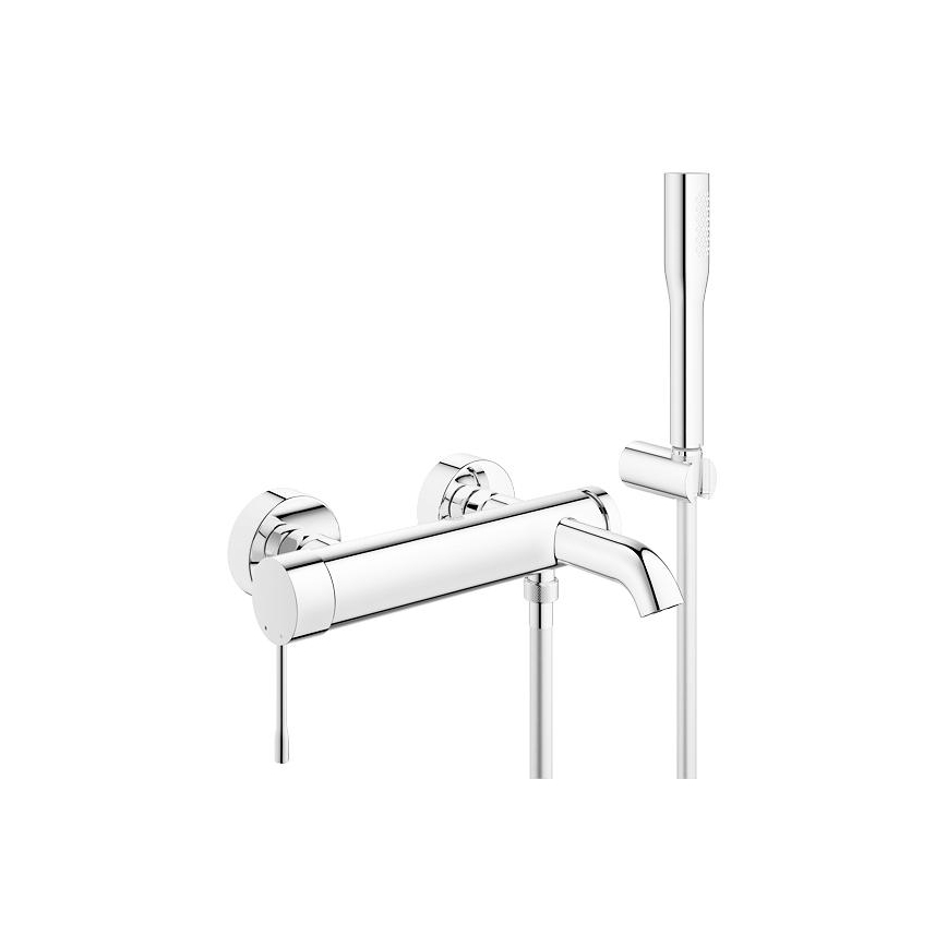 GROHE 33628001 - Badkarsset med ESSENCE DN 15-blandare i polerad krom