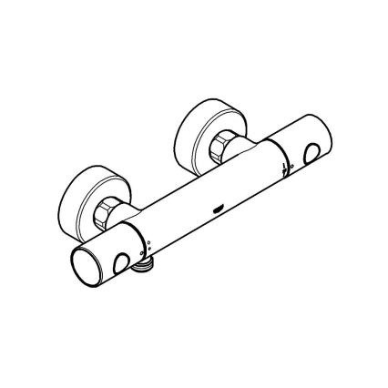 GROHE 34065AL2 - Termostatisk duschblandare GROHTHERM 1000 COSMOPOLITAN DN 15 grafit