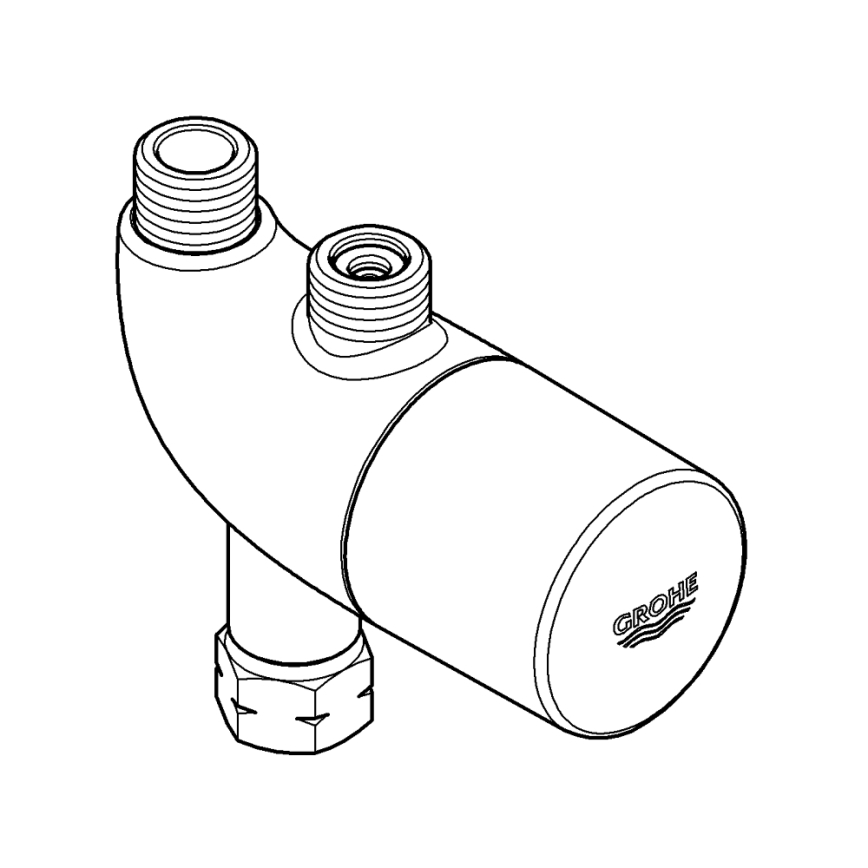 GROHE 34487000 - Termostatiskt skållningsskydd GROHTHERM MICRO krom