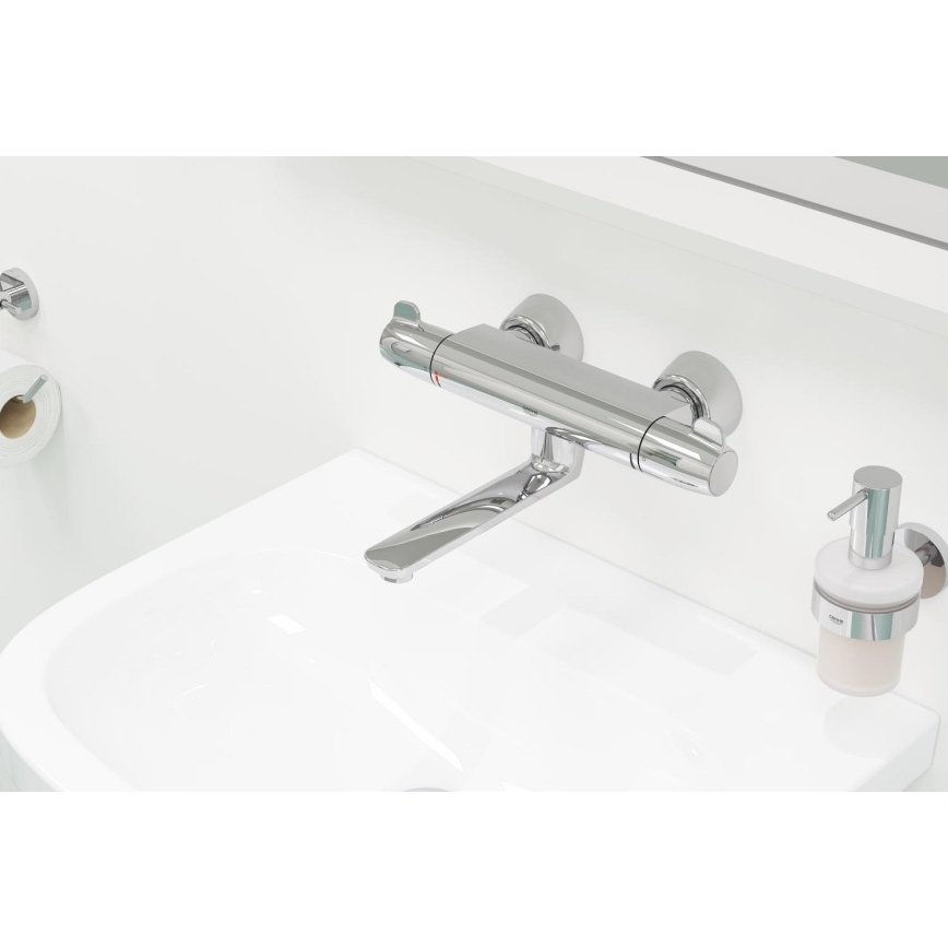 GROHE 34666000 - Termostatisk medicinsk blandare DN 15, blank krom