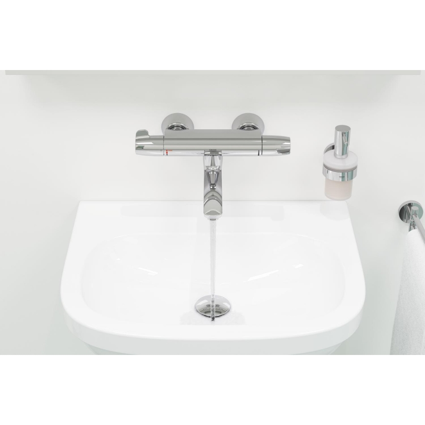 GROHE 34666000 - Termostatisk medicinsk blandare DN 15, blank krom