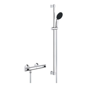 GROHE 34805001 - Duschset med termostatisk blandare PRECISION FLOW DN 15, blank krom