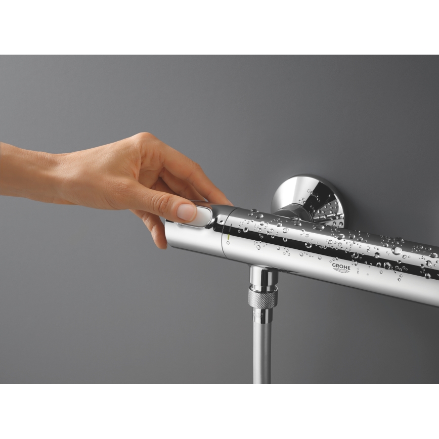 GROHE 34840000 - Termostatstyrd duschblandare PRECISION DN 15 polerad krom