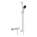 GROHE 34853001 - Duschset med termostatblandare PRECISION FEEL+ 90 cm blank krom