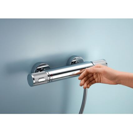 GROHE 34853001-Termostatstyrd duschblandare PRECISION FEEL + duschset 90 cm krom