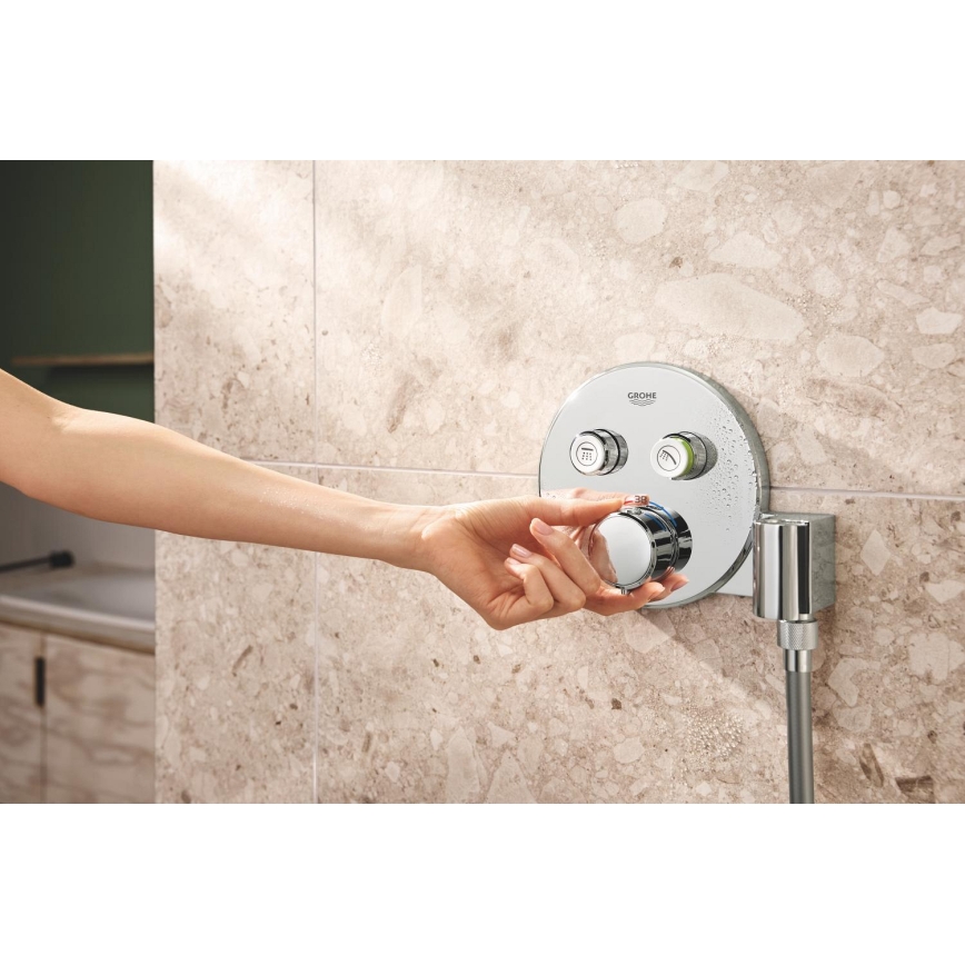 GROHE 34877000 - Duschsystem VITALIO RAIN MONO 310 polerad krom