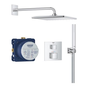 GROHE 34879000 - Infällt duschsystem PRECISION CUBE 310 × 310 mm, krom