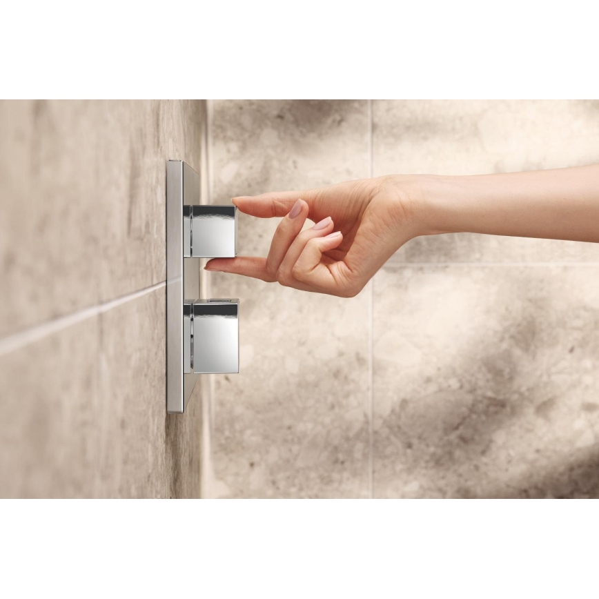 GROHE 34879000 - Infällt duschsystem PRECISION CUBE 310 × 310 mm krom
