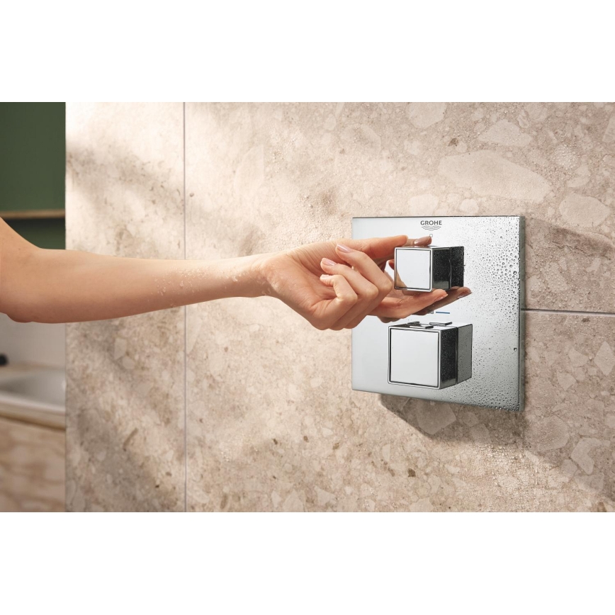 GROHE 34879000 - Infällt duschsystem PRECISION CUBE 310 × 310 mm krom