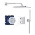 GROHE 34881000 - Inbyggt duschsystem PRECISION 310 × 310 mm blank krom