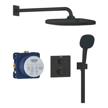 GROHE 348822430 - Duschset PRECISION 250 × 250 mm svart