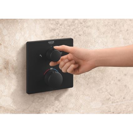 GROHE 348822430 - Duschset PRECISION 250 × 250 mm svart