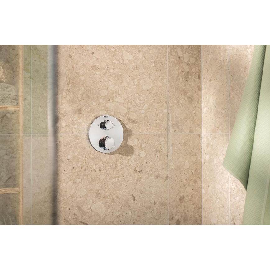 GROHE 34883000 - Duschsystem PRECISION VITALIO START 250 blank krom