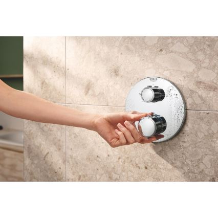 GROHE 34883000 - Duschsystem PRECISION VITALIO START 250 blank krom