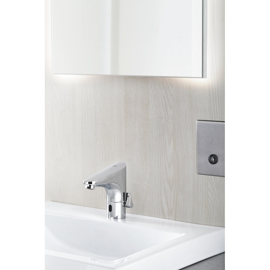 GROHE 36207001 - Elektronisk tvättställsblandare EUROPLUS E DN 15, blank krom