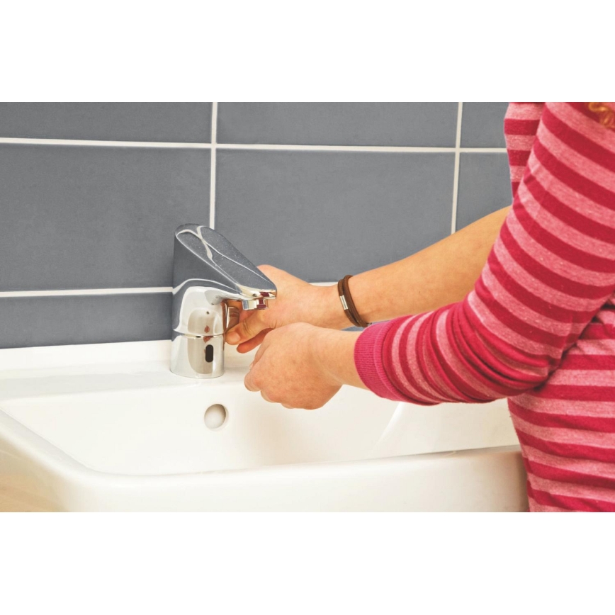 GROHE 36207001 - Elektronisk tvättställsblandare EUROPLUS E DN 15, blank krom
