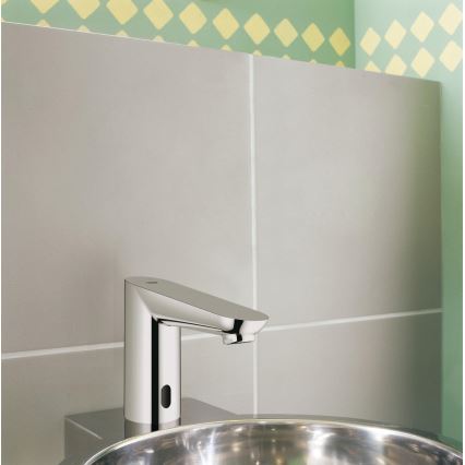 GROHE 36269000 - Elektronisk tvättställsblandare EUROECO COSMOPOLITAN E 107 mm krom