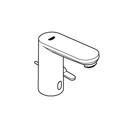 GROHE 36331001 - Tvättställsblandare EUROECO 1 14” blank krom