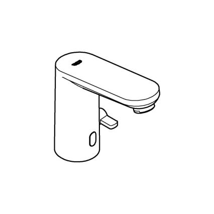 GROHE 36366002 - Elektronisk tvättställsblandare GET E polerad krom