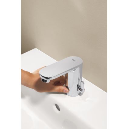 GROHE 36366002 - Elektronisk tvättställsblandare GET E polerad krom