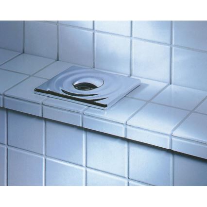 GROHE 37063000 - Tryckknapp SURF 156 × 197 mm blank krom