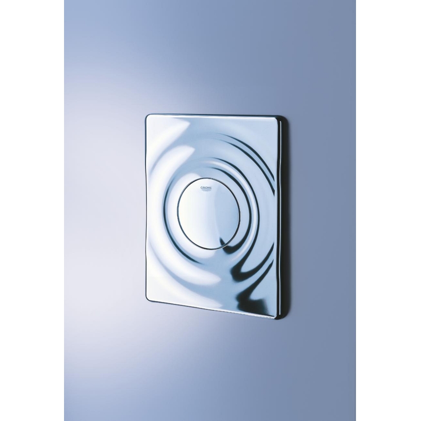 GROHE 37063000 - Tryckknapp SURF 156 × 197 mm blank krom