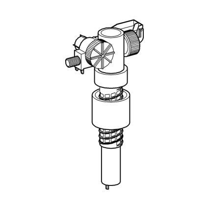 GROHE 37095000 - Påfyllningsventil 38” polerad krom