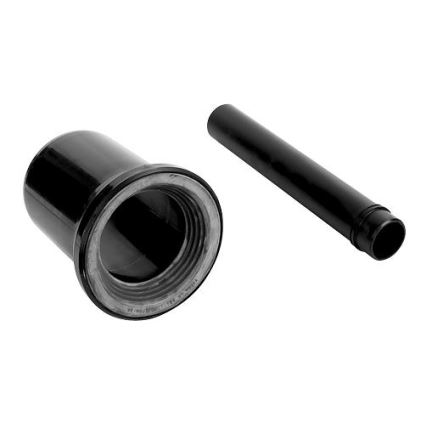 GROHE 37104K00 - Inlopps- och avloppsset för toalett, svart