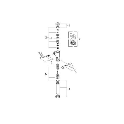 GROHE 37139000 - Automatisk spolventil DAL 34” polerad krom