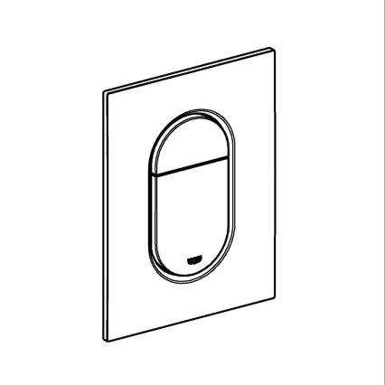 GROHE 37624GL0 - Tryckplatta ARENA COSMOPOLITAN S 130 × 172 mm guld