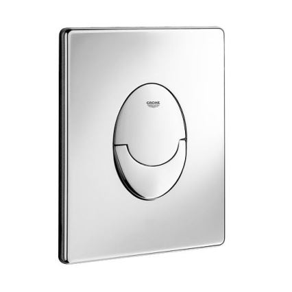 GROHE 38505000 - Spolknapp SKATE AIR 156 × 197 mm blank krom