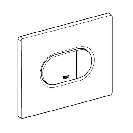GROHE 38858SH0 - Spolningsknapp ARENA COSMOPOLITAN 156 × 197 mm vit