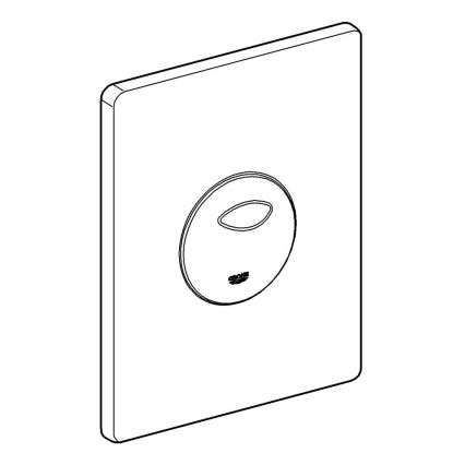 GROHE 38862SH0 - Spolplatta SKATE 156 × 197 mm vit