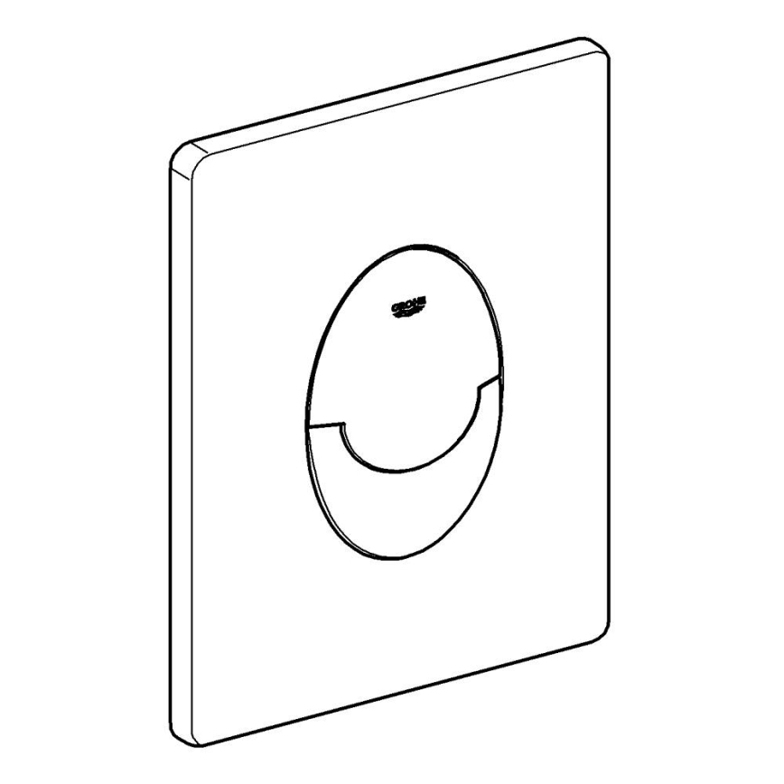 GROHE 38964KV0 - Spolplatta START 156 × 197 mm, svart