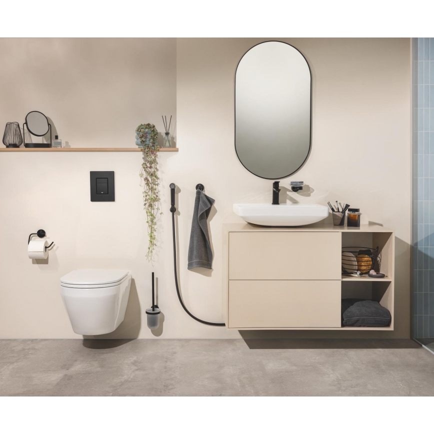 GROHE 389662430 - Spolknapp EVEN 156 × 197 mm svart