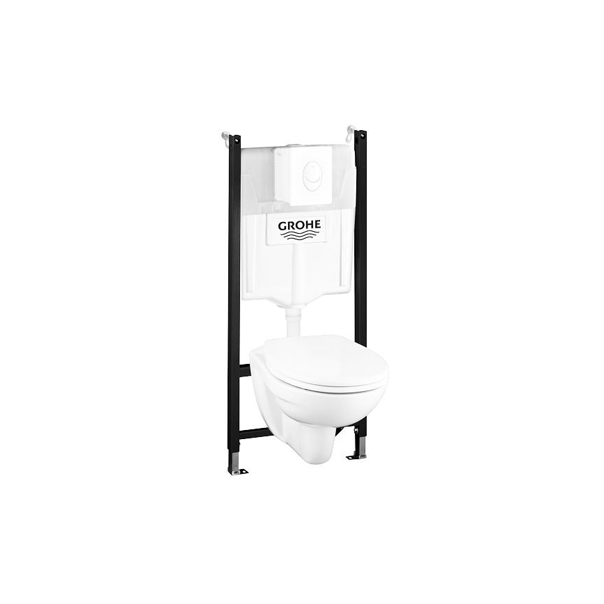 GROHE 39116000 - 4-i-1-set med keramik SOLIDO COMPACT 1,13 m