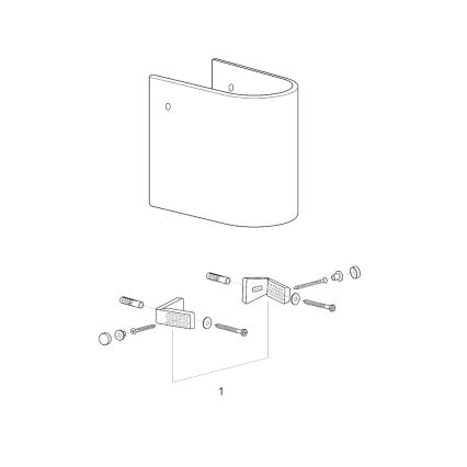 GROHE 39201000 - Halvkolonn EURO CERAMIC 210 × 300 × 322 mm keramik/vit