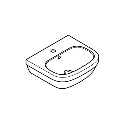 GROHE 39324000 - Tvättställ EURO CERAMIC 450 × 400 mm keramik/vit