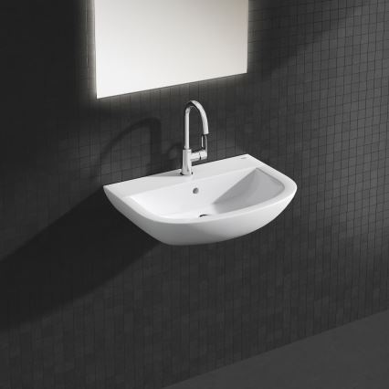 GROHE 39420000 - Väggmonterat tvättställ BAU CERAMIC 646 × 468 mm keramik/vit