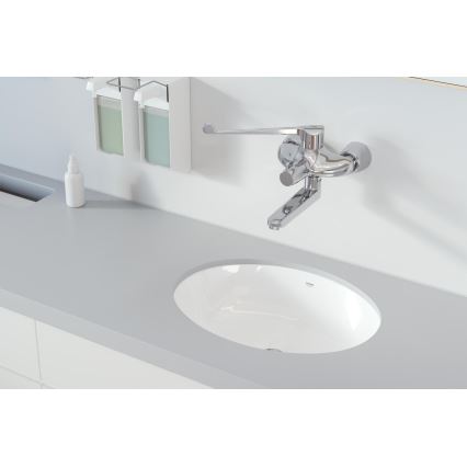 GROHE 39423000 - Infällt tvättställ BAU CERAMIC 560 × 420 mm keramik/vit