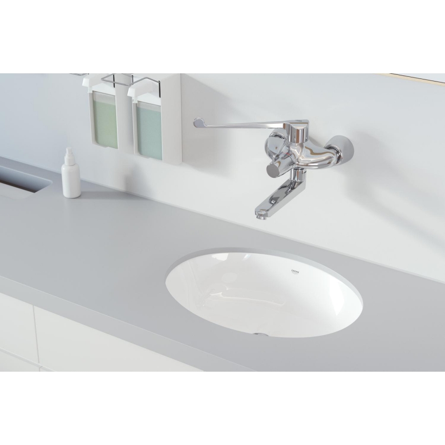 GROHE 39423000 - Infällt tvättställ BAU CERAMIC 560 × 420 mm keramik/vit