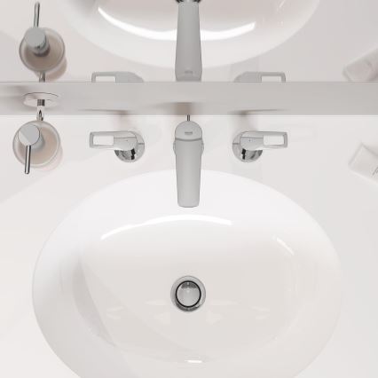 GROHE 39423000 - Infällt tvättställ BAU CERAMIC 560 × 420 mm keramik/vit