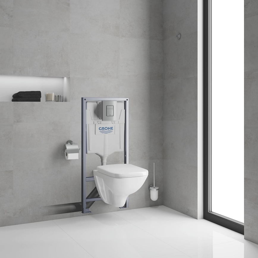 GROHE 39467000 - SOLIDO WC-set 1,13 m, keramik/vit