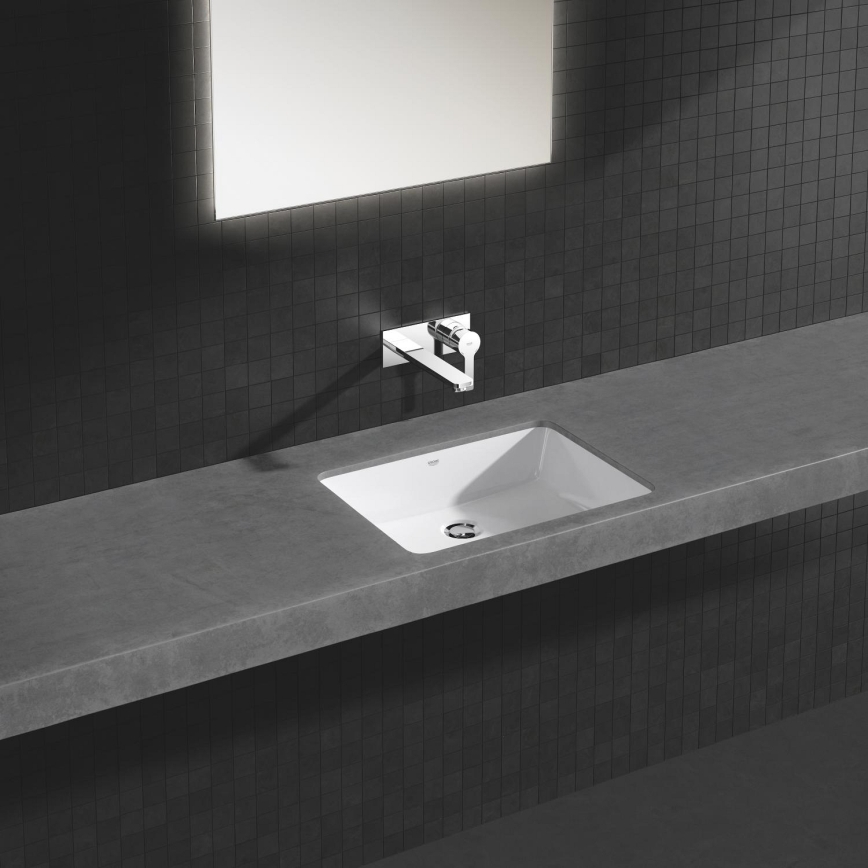 GROHE 3948000H - Tvättställ CUBE CERAMIC 492 × 370 mm keramik/vit