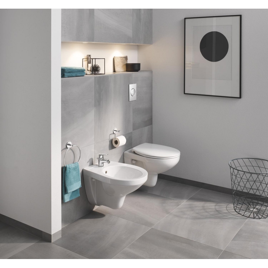 GROHE 39493000 - Toalettsits BAU CERAMIC, slitstark vit