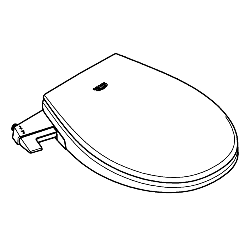 GROHE 39648SH0 - Manuell bidésits BAU CERAMIC durovit